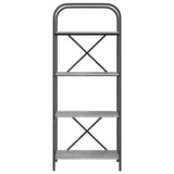 Bookshelf Grey Sonoma 60 x 30 x 146 cm Engineered wood 879860