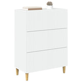Drawer Cabinet White 66 x 34.5 x 90 cm Engineered Wood 894605