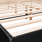 Bed Frame without Mattress Black 140x200 cm 3279997