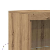 LED Sideboard Brown 60 x 37 x 100 cm Engineered Wood 863034
