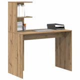 Desk with Shelf Artisan Oak 102 x 50 x 124 cm Engineered Wood 869361