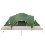 Cabin Tent with Rainfly Water-Resistant 10-Person Green 42042254