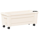 Calypso Planter with Wheels White 79 x 35 x 33 cm PP 42041719
