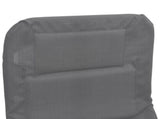 Folding Sun Loungers 2 pcs Grey Textilene&Powder-coated Steel 360171