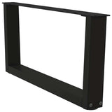 Coffee Table Legs V-Shape 2 pcs Black 70x cm Steel 4012616