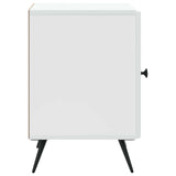 Bedside Cabinet White 43 x 34.5 x 50 cm Engineered Wood 895485