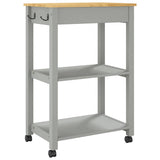 Kitchen Trolley MONZA 60x40x88.5 cm Solid Wood Pine 376095