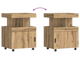 Bar Cart Artisan Oak 50 x 41 x 89 cm Engineered Wood 8015681