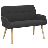 2 Seater Sofa with Solid Wood Legs Dark Grey Boucl 42051067