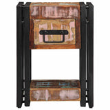 Bedside Cabinet Multicolour 30 x 30 x 40 cm Solid Reclaim Wood 4016708