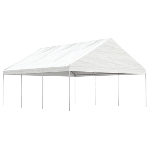 Gazebo with Roof White 6.69x5.88x3.75 m Polyethylene 3155519