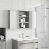 Bathroom Cabinet Set 3 pcs 100 x 10.5 x 50 cm Engineered wood 3403685
