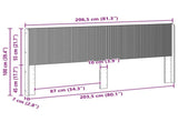 Headboard White Engineered Wood 889545