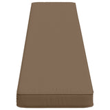 2-Piece Bench Cushions VUGHT 2 pcs 100% Polyester Taupe 950941