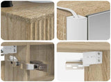 Bathroom Furniture Set 6 pcs Sonoma Oak 3407137
