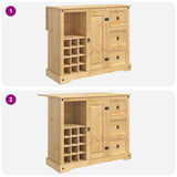 Kitchen Storage Honey Wax 112 x 70 x 91.5 cm Solid-Pine 42033378