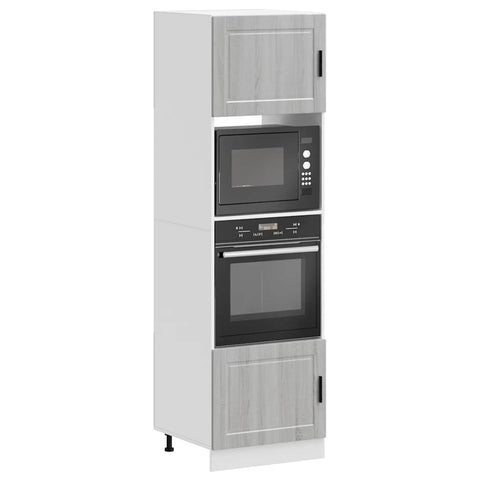 Oven Cabinets 2 pcs Porto Grey Sonoma Engineered Wood 3315057