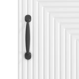 Sideboard High Gloss White 33 x 34.5 x 89.5 cm Engineered Wood 894829
