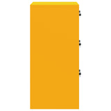 File Cabinet with Drawer Mustard Yellow 44 x 50 x 106.5 cm 891601