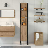Bathroom Cabinet Artisan oak 33 x 33 x 185.5 cm Engineered Wood 862239