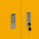 Storage Cabinet Mustard Yellow 60 x 40 x 40 cm Steel 891715