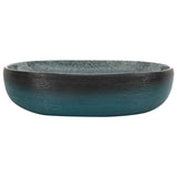 Countertop Basin Turquoise Oval 59x40x14 cm Ceramic 155101