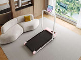 Folding Treadmill with Handrail & Adjustable Incline, 1-10 km/h Running Machine, Space Saving Low N601P303820P