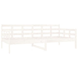 Day Bed without Mattress White Solid Wood Pine 90x190 cm Single 820368