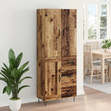 Highboard with Drawer 2 pcs Old Wood Engineered Wood 3415625