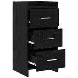 Sideboard Black Oak 40 x 36 x 80 cm Engineered Wood 8011060
