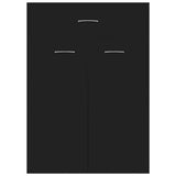 Shoe Cabinet Black 60x35x84 cm Engineered Wood 801072