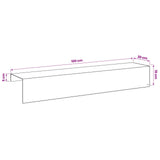 Garden Cover Profile 10 pcs 100 x 20 x 15 cm Steel White 8012979