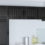 Wall Cabinet LUCCA 2 pcs Black 50 x 31 x 40 cm Engineered Wood 884897