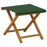 Deck Chair 4 pcs 3 Position Solid Eucalyptus Wood Green 3407801