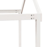 Loft Bed with Ladder and Roof without Mattress White 90x200 cm 3282151