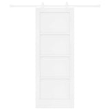 Sliding Door 78 x 202 cm Engineered Wood White 3450149