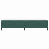 Box Spring Bed with Mattress Dark Green 90 x 210 cm Fabric 3398728