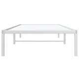Metal Bed Frame without Mattress White 90x200cm 373666