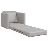 Sofa Bed Cloud Grey 74 x 77 x 81 cm Fabric 4106630