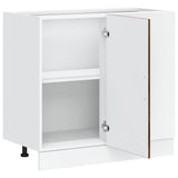 Kitchen Base Cabinet Lyon Smoked Oak Engineered Wood 854293