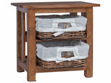 Side Table Brown 38 x 28 x 50 cm Solid Mahogany wood 42012406