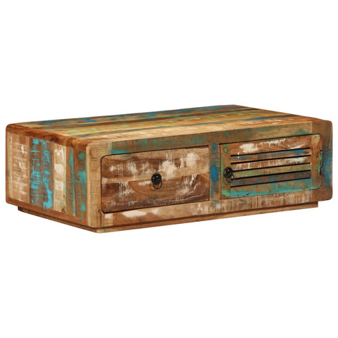 ZNTS Coffee Table 89x55x29 cm Solid Wood Reclaimed 4009376