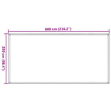 Tent Carpet Sand 250x600 cm HDPE 4002299