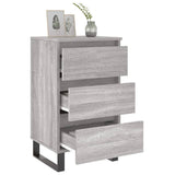 Bedside Cabinets 2 pcs Grey Sonoma 40x35x69 cm Engineered Wood 826953