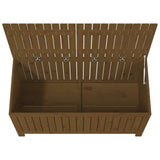 Garden Storage Box Honey Brown 121x55x64 cm Solid Wood Pine 823846
