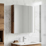 Bathroom Mirror Cabinet Old Wood 63.5 x 15.5 x 70 cm 889245