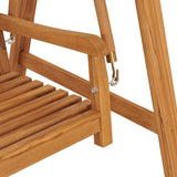 Swing Bench 174 cm Solid Teak Wood 316629