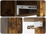 Wall-Mounted Bedside Cabinet 2 pcs Smoked Oak 49 x 34.5 x 20 cm 898966
