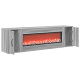Electric Fireplace Grey Sonoma 155 x 30 x 44 cm Engineered wood 8021020