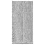 Wall Cube Shelves 6 pcs Grey Sonoma 30x15x30 cm 815884